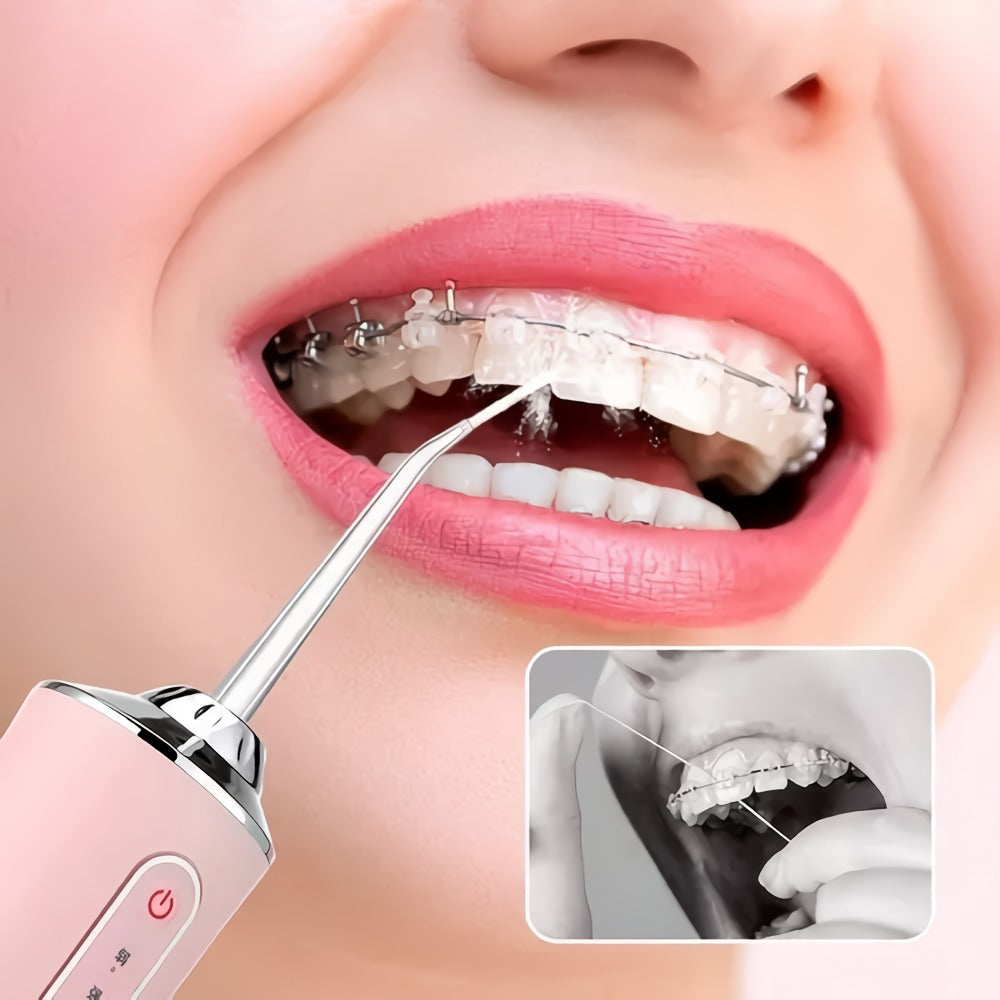 AquaPulse™ - Irrigador oral portatil