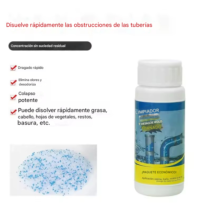 TurboDrain™ - TriPack polvo destapa tuberias