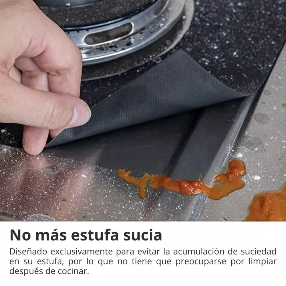 AntiGrasa Max™ - 4 Protectores de estufa 