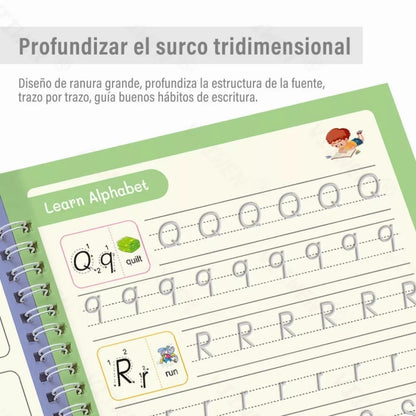 MiniGrafía Pro™ - Set cuadernos caligrafia Montessori