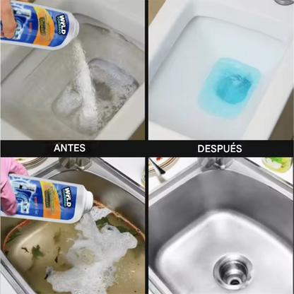 TurboDrain™ - TriPack polvo destapa tuberias